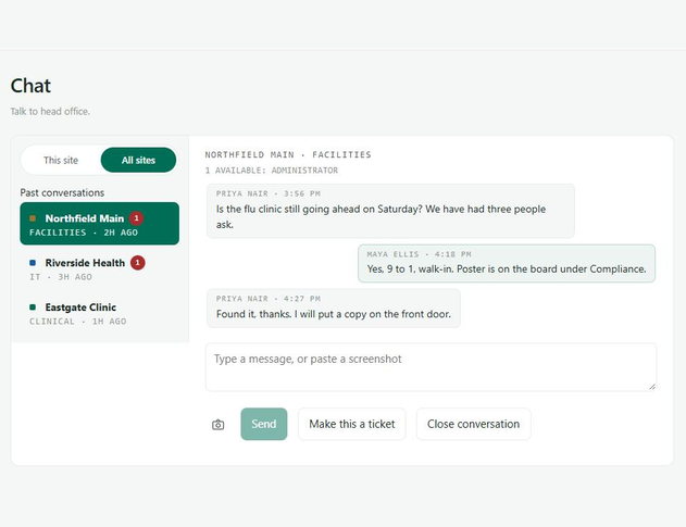 Supervisor unified inbox
